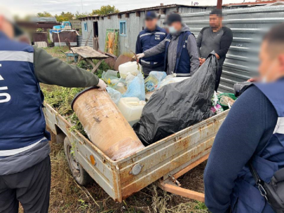 Подпольную нарколабораторию выявили в Акмолинской области