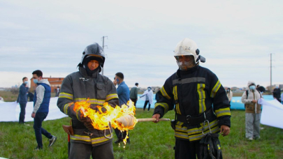 10 тонн конфискованного насвая сожгли в Астане