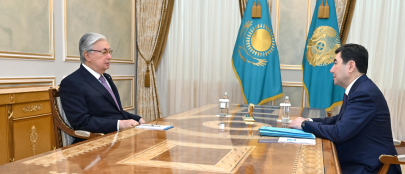 Президент встретился с председателем мажилиса Ерланом Кошановым