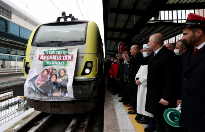 «Поезд добра» отправился из Анкары в Афганистан