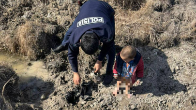 Трехлетний ребенок заблудился в степи в области Абай