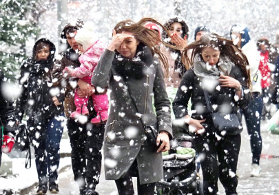 Снежная погода ожидается на юго-востоке Казахстана