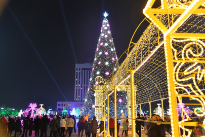 Около 100 миллионов тенге потратят на новогоднее оформление Шымкента