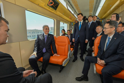 Токаев запустил работу Astana LRT