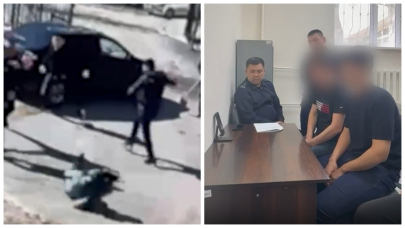 Подросток заехал на машине на территорию школы в Астане — произошла драка