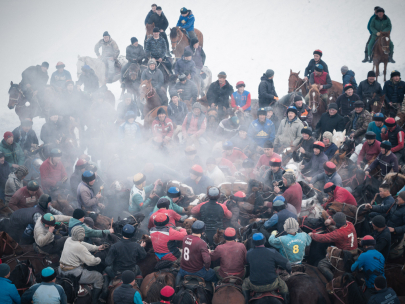 Массовая гибель лошадей произошла во время аламан улака в Ошской области