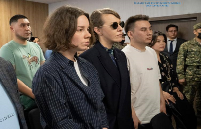 Ксения Собчак прилетела в Астану на суд по делу Бишимбаева