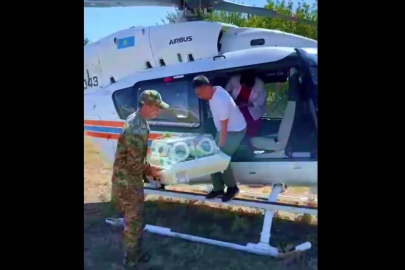 Авиация МЧС доставила новорожденного из села в Кызылорду