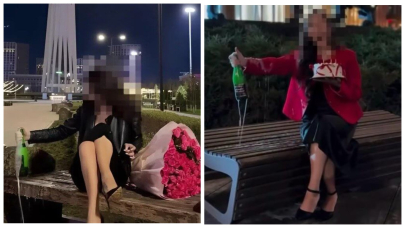 Казахстанцам пригрозили штрафом за трендовое видео с шампанским 