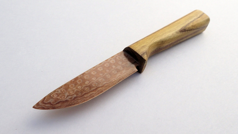 Ученые создали нож из дерева