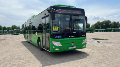 На двух городских маршрутах обновлены автобусы в Алматы