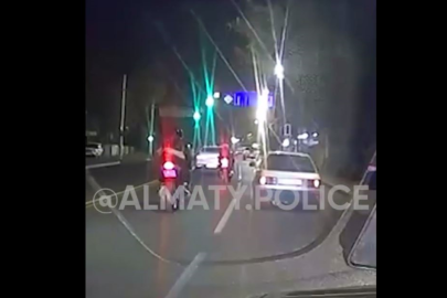 Мотоциклиста с подложными номерами задержали в Алматы