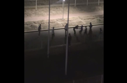 Уличную разборку сняли на видео в Талдыкоргане