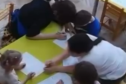 Избиение воспитанника детского сада попало на камеру в Темиртау