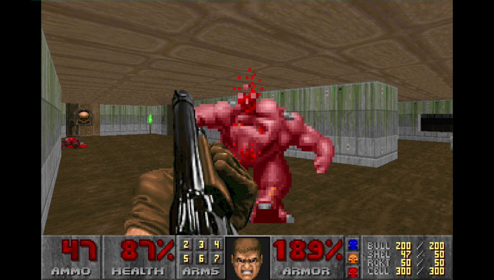 Minecraft превратили в кровавый шутер на основе DOOM II