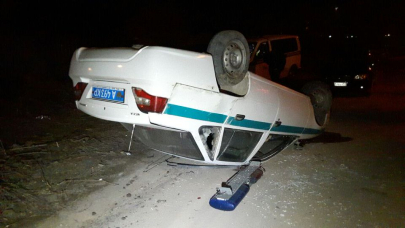 Двое полицейских погибли в ДТП в Западно-Казахстанской области