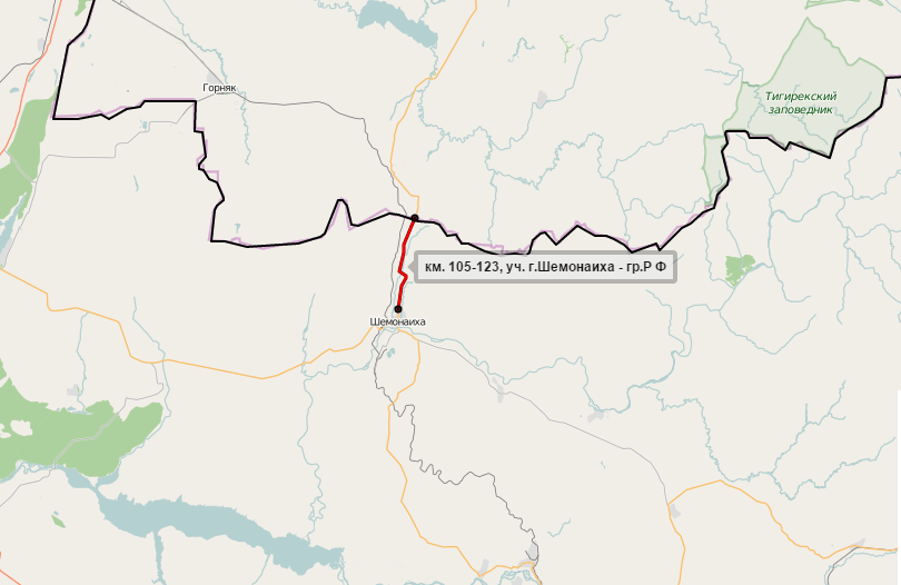 Шемонаиха карта города
